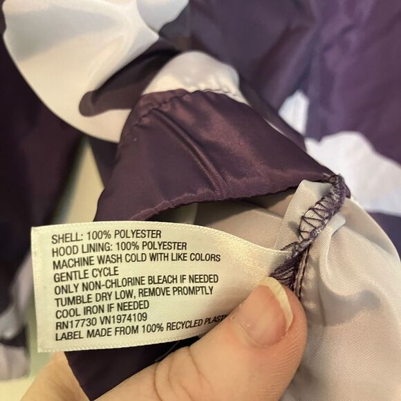 Wild Fable, windbreaker with hood, purple camo, size XL, excellent condition - Picture 7 of 7